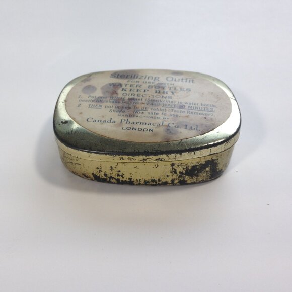 Sterilizing Outfit Tin Box Vintage pharmacy drug store Canada Pharmacal Co - Picture 3 of 10